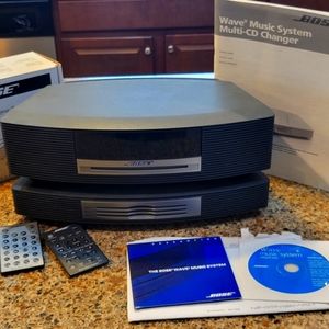 Bose wave radio w/ multi cd changer and ipod dock
